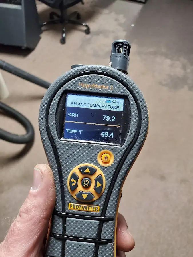 Moisture meter humidity assessment for Mold Remediation & Removal in North Caldwell